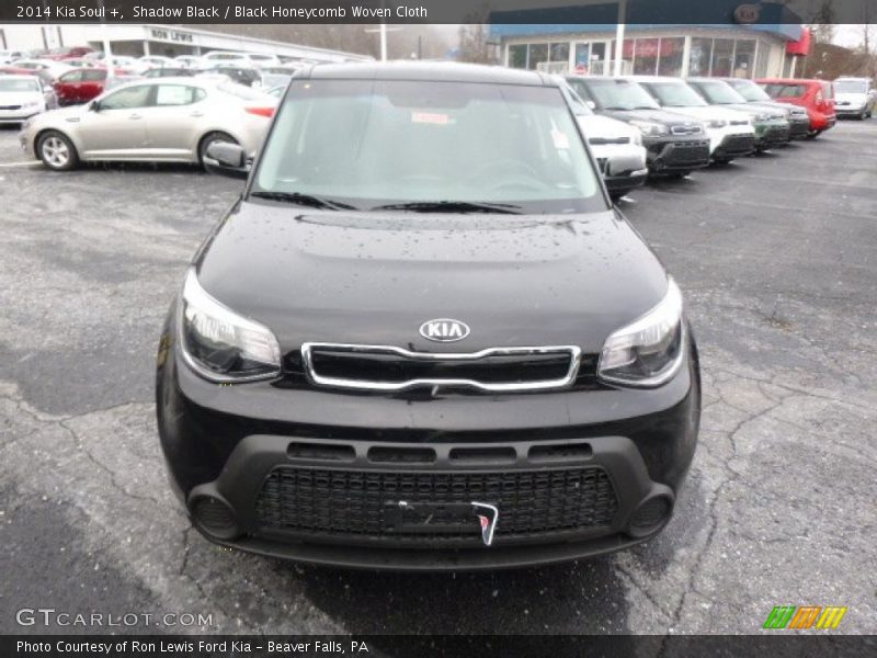 Shadow Black / Black Honeycomb Woven Cloth 2014 Kia Soul +