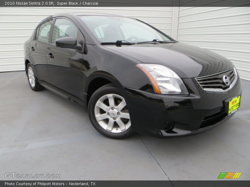 Super Black / Charcoal 2010 Nissan Sentra 2.0 SR