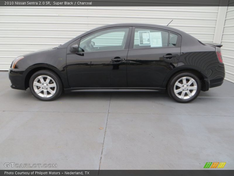 Super Black / Charcoal 2010 Nissan Sentra 2.0 SR