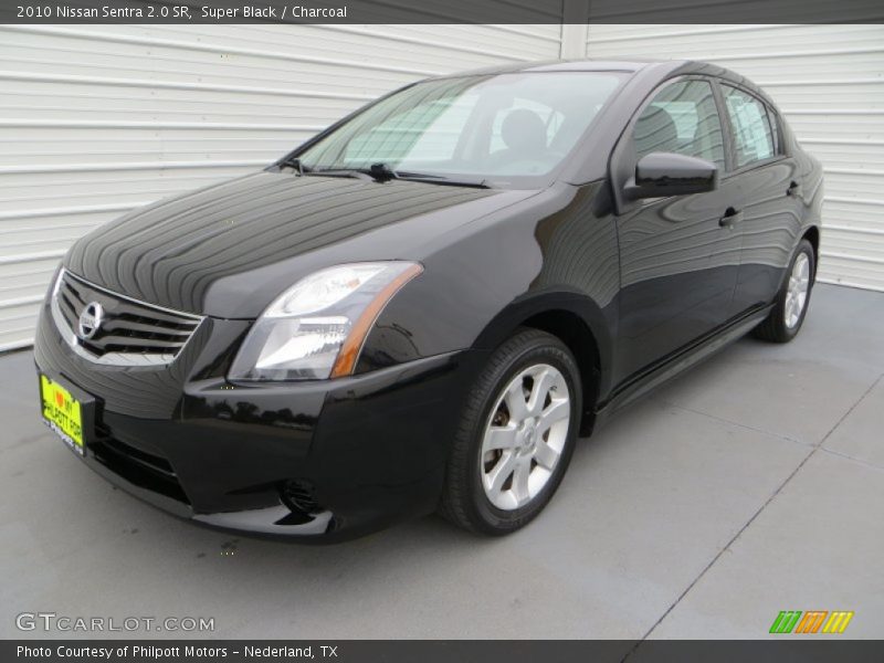 Super Black / Charcoal 2010 Nissan Sentra 2.0 SR