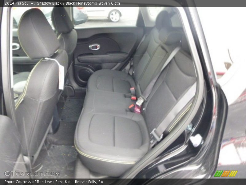 Shadow Black / Black Honeycomb Woven Cloth 2014 Kia Soul +