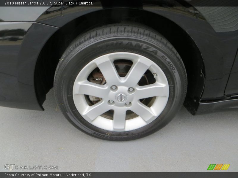 Super Black / Charcoal 2010 Nissan Sentra 2.0 SR