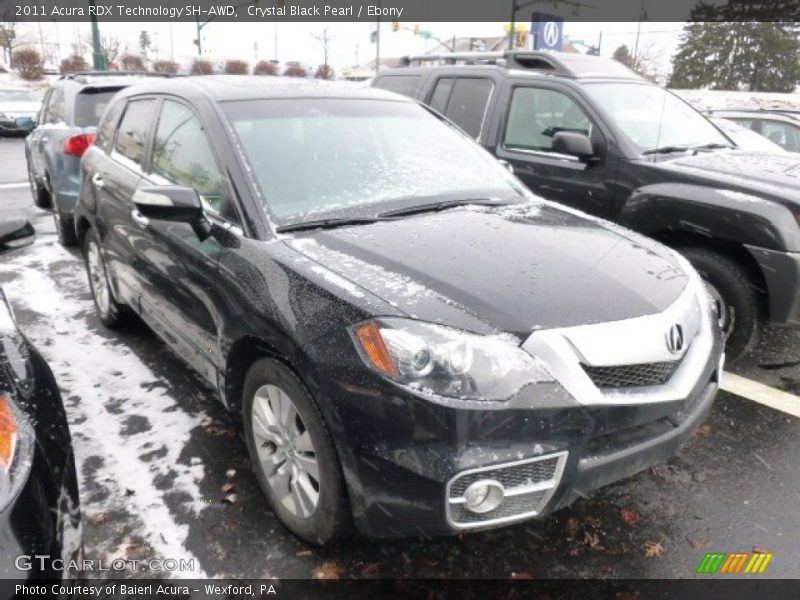 Crystal Black Pearl / Ebony 2011 Acura RDX Technology SH-AWD