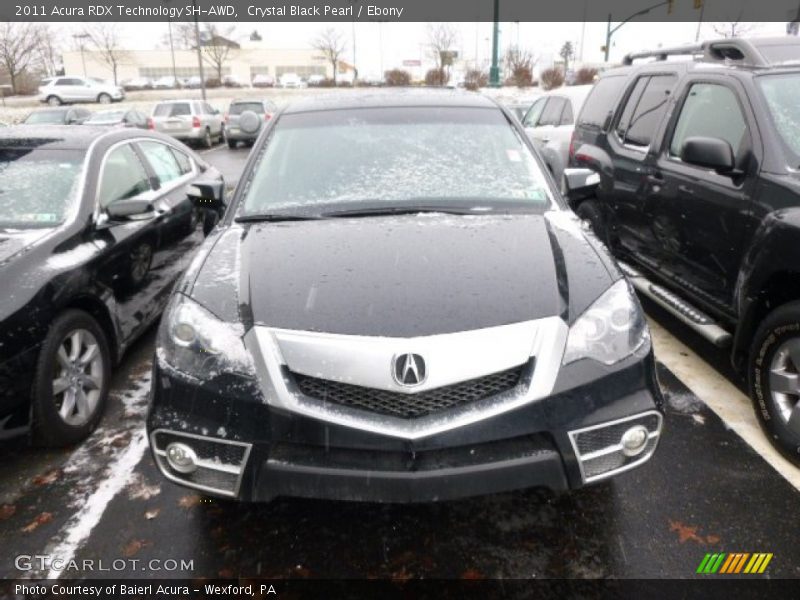 Crystal Black Pearl / Ebony 2011 Acura RDX Technology SH-AWD