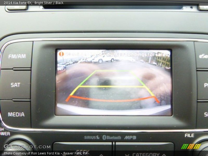 Bright Silver / Black 2014 Kia Forte EX