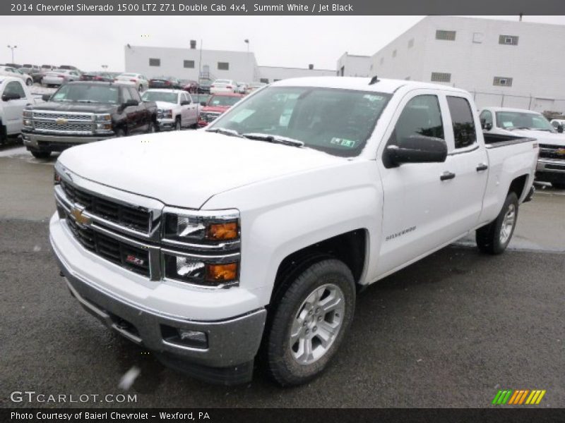 Summit White / Jet Black 2014 Chevrolet Silverado 1500 LTZ Z71 Double Cab 4x4