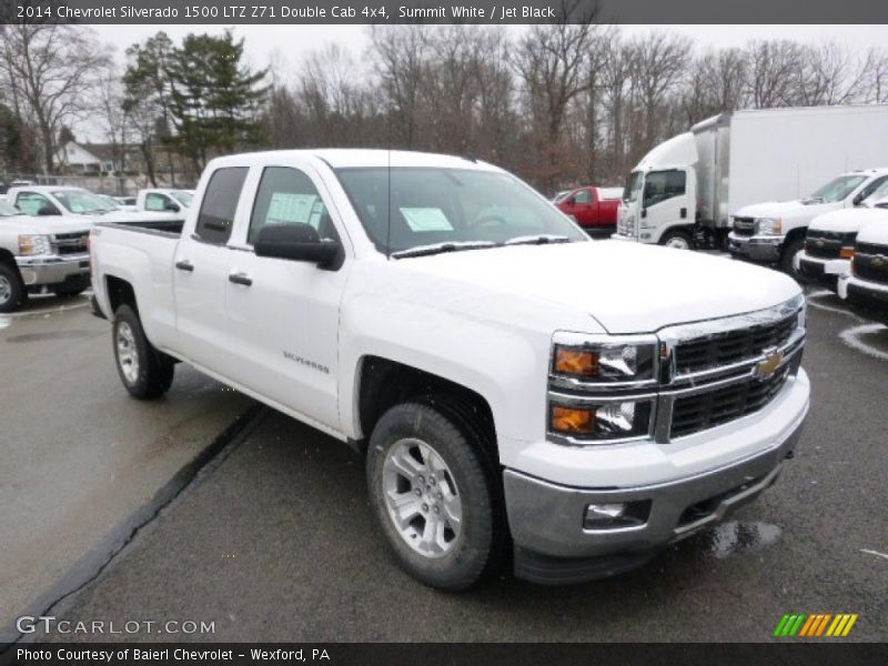 Summit White / Jet Black 2014 Chevrolet Silverado 1500 LTZ Z71 Double Cab 4x4