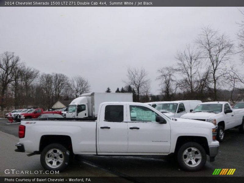 Summit White / Jet Black 2014 Chevrolet Silverado 1500 LTZ Z71 Double Cab 4x4