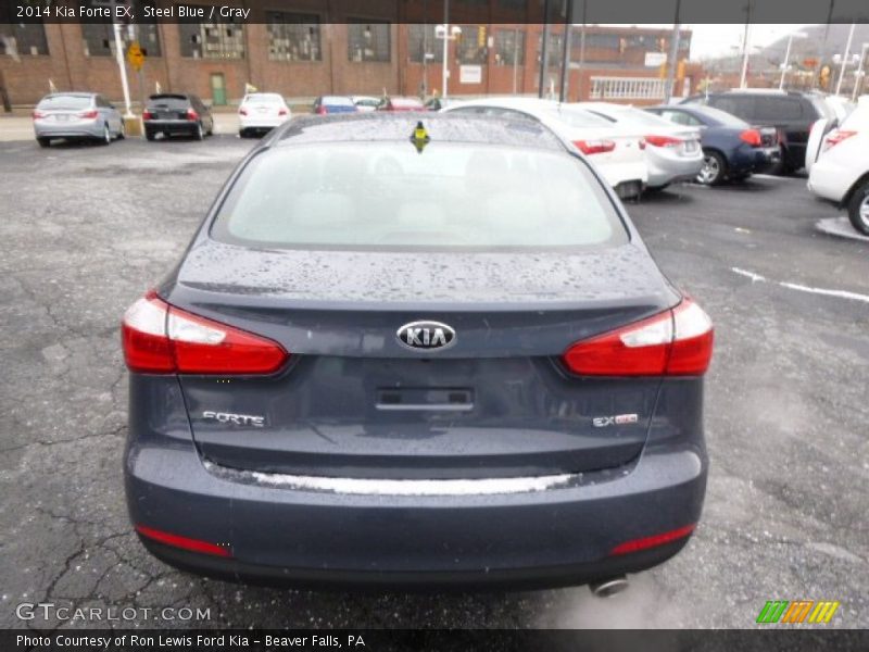 Steel Blue / Gray 2014 Kia Forte EX