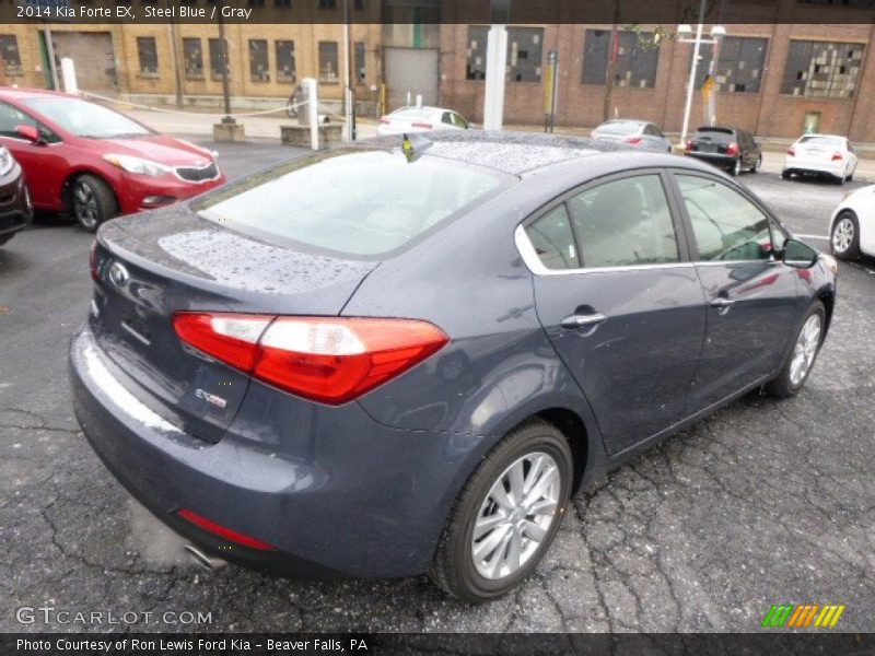 Steel Blue / Gray 2014 Kia Forte EX