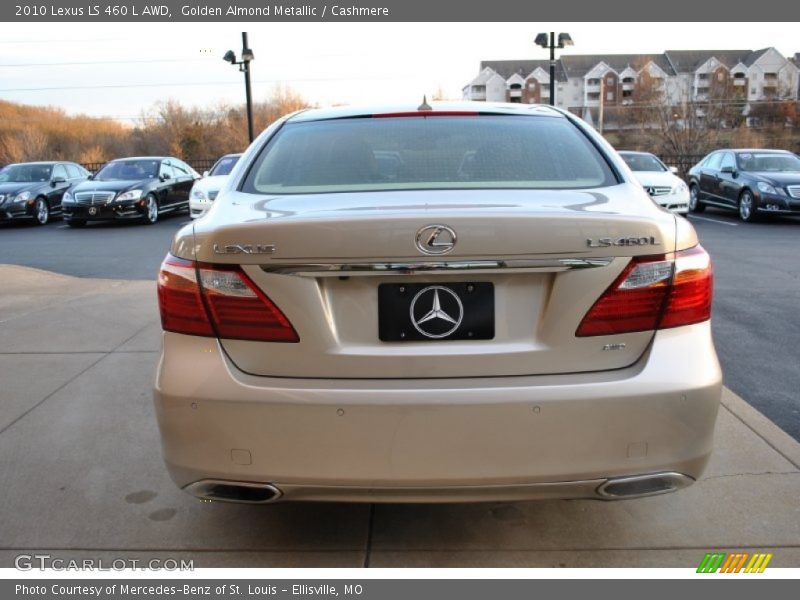 Golden Almond Metallic / Cashmere 2010 Lexus LS 460 L AWD