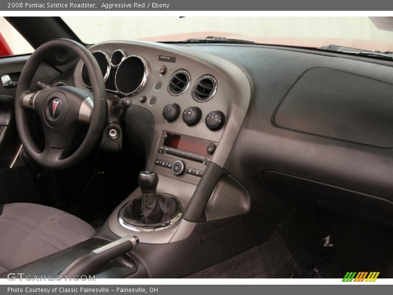 Dashboard of 2008 Solstice Roadster