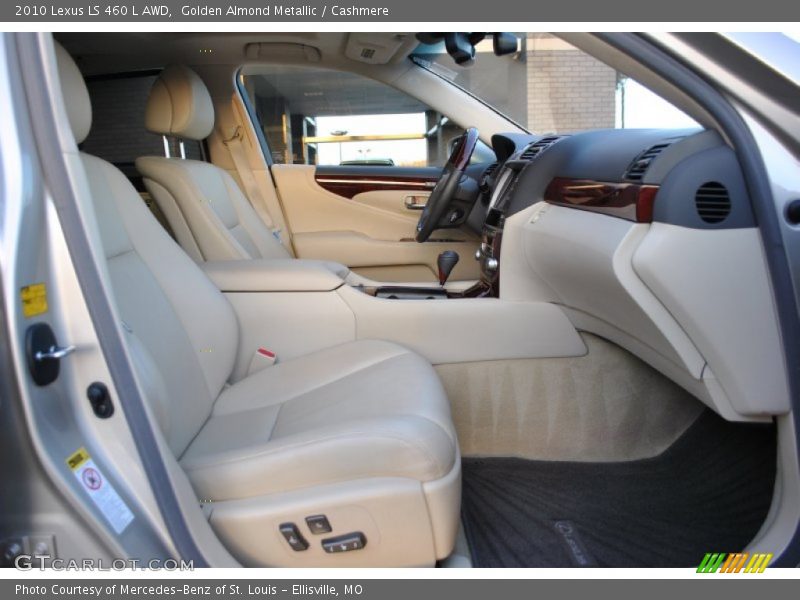 Golden Almond Metallic / Cashmere 2010 Lexus LS 460 L AWD
