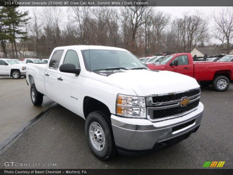 Front 3/4 View of 2014 Silverado 2500HD WT Crew Cab 4x4