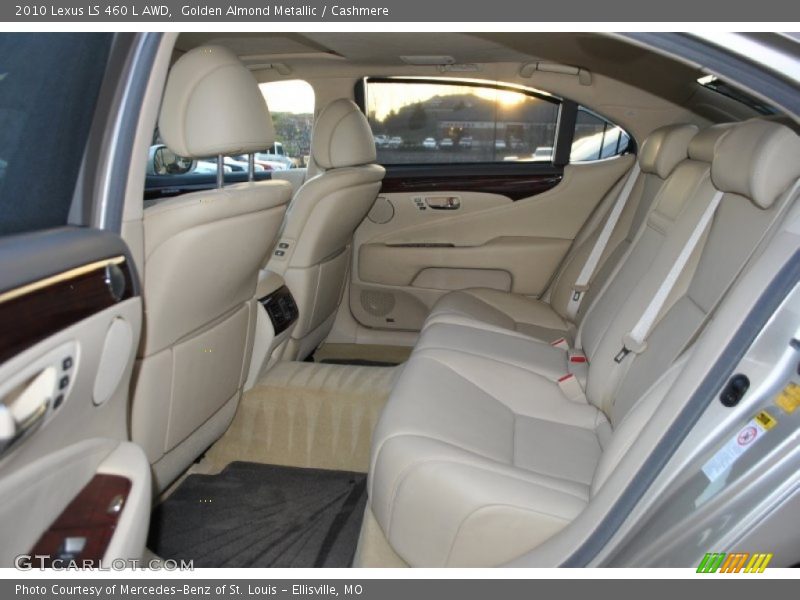 Rear Seat of 2010 LS 460 L AWD