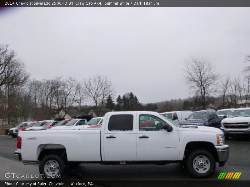 Summit White / Dark Titanium 2014 Chevrolet Silverado 2500HD WT Crew Cab 4x4