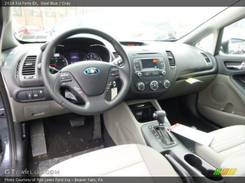 Steel Blue / Gray 2014 Kia Forte EX