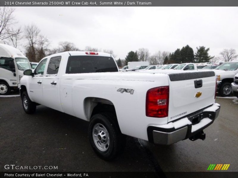 Summit White / Dark Titanium 2014 Chevrolet Silverado 2500HD WT Crew Cab 4x4