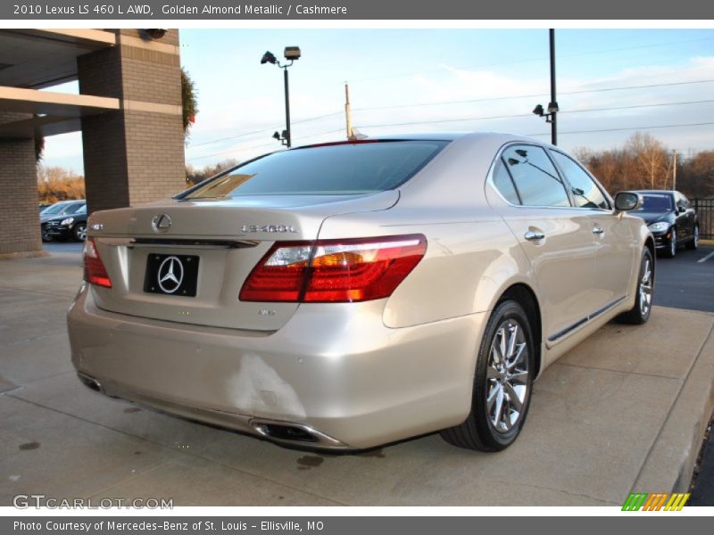 Golden Almond Metallic / Cashmere 2010 Lexus LS 460 L AWD