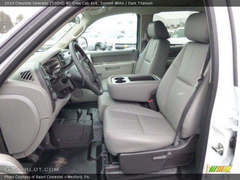 Summit White / Dark Titanium 2014 Chevrolet Silverado 2500HD WT Crew Cab 4x4