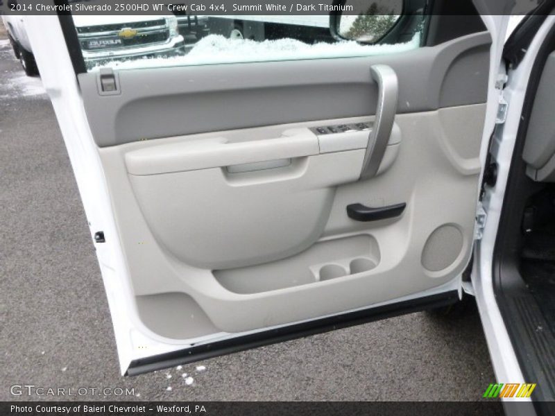 Summit White / Dark Titanium 2014 Chevrolet Silverado 2500HD WT Crew Cab 4x4