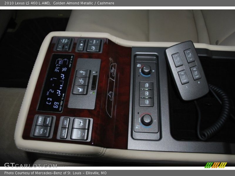 Controls of 2010 LS 460 L AWD