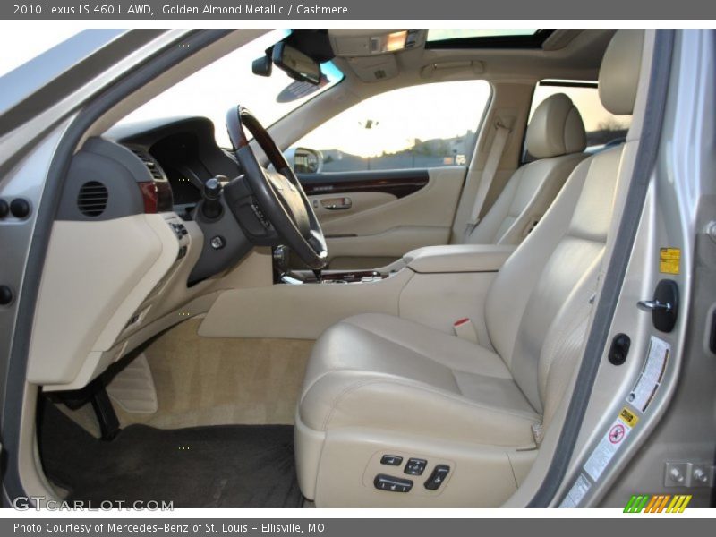Front Seat of 2010 LS 460 L AWD