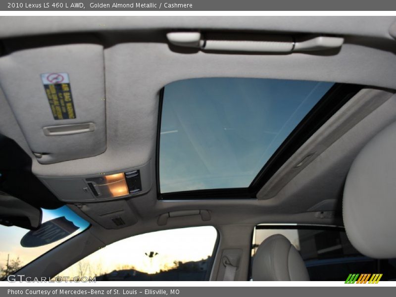 Golden Almond Metallic / Cashmere 2010 Lexus LS 460 L AWD