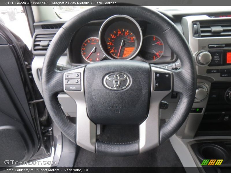 Magnetic Gray Metallic / Black Leather 2011 Toyota 4Runner SR5