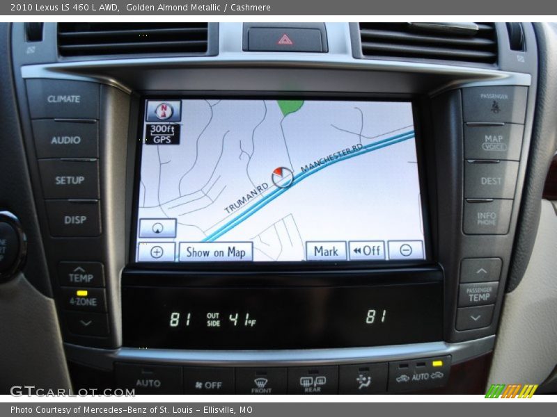 Golden Almond Metallic / Cashmere 2010 Lexus LS 460 L AWD