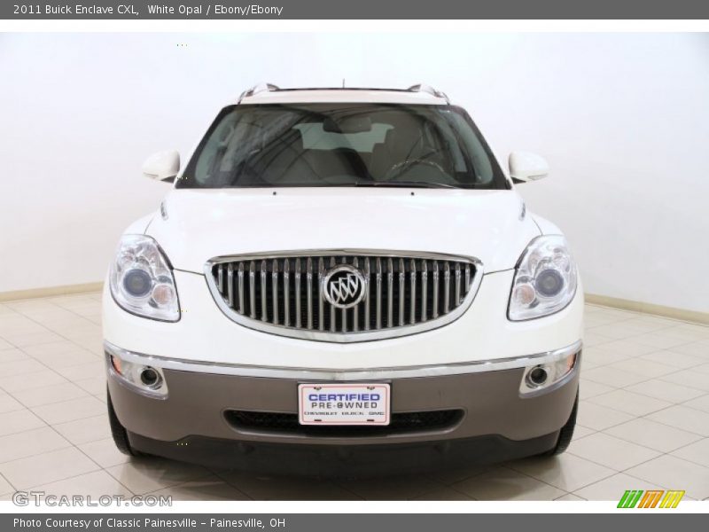 White Opal / Ebony/Ebony 2011 Buick Enclave CXL