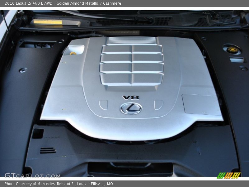 Golden Almond Metallic / Cashmere 2010 Lexus LS 460 L AWD