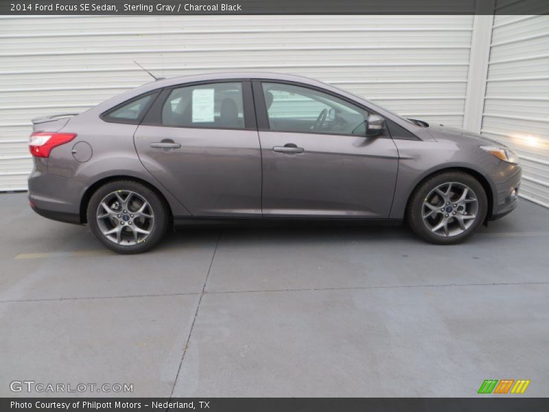 Sterling Gray / Charcoal Black 2014 Ford Focus SE Sedan