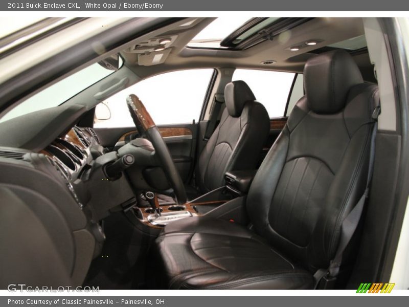 White Opal / Ebony/Ebony 2011 Buick Enclave CXL