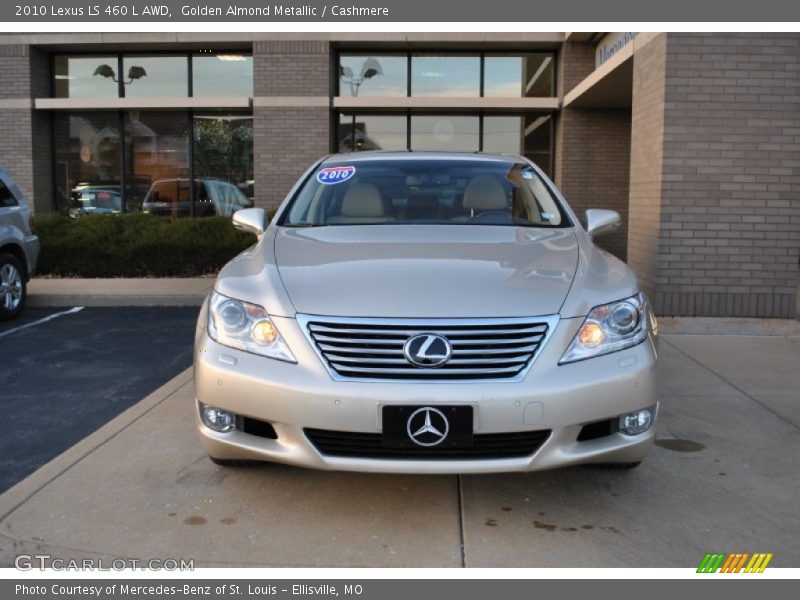 Golden Almond Metallic / Cashmere 2010 Lexus LS 460 L AWD