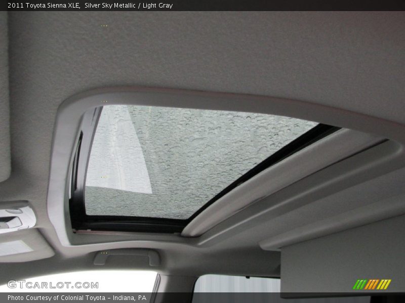 Silver Sky Metallic / Light Gray 2011 Toyota Sienna XLE