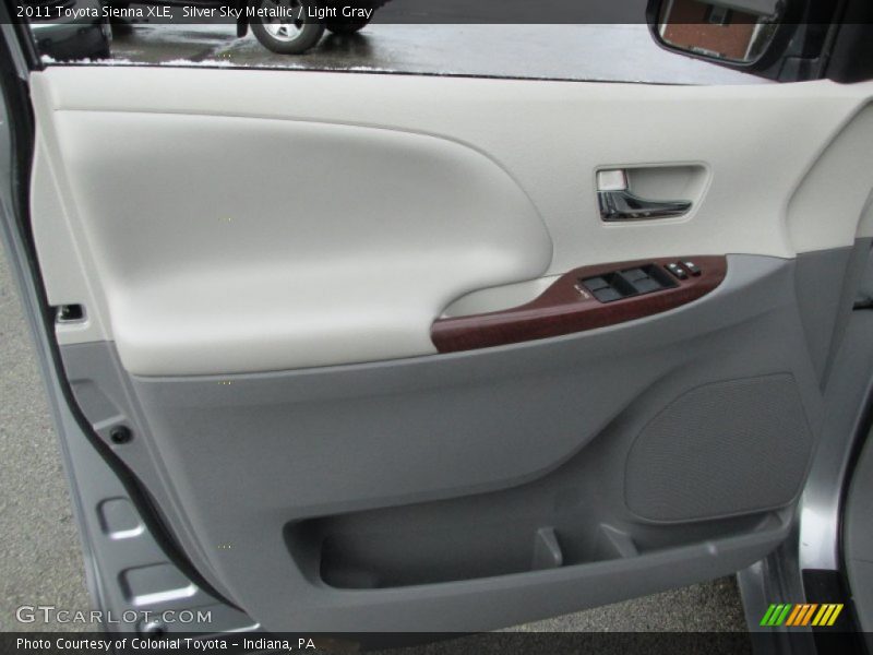 Silver Sky Metallic / Light Gray 2011 Toyota Sienna XLE