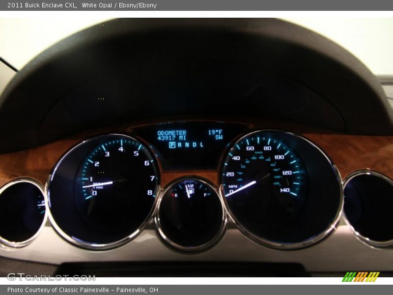White Opal / Ebony/Ebony 2011 Buick Enclave CXL