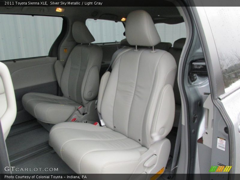 Silver Sky Metallic / Light Gray 2011 Toyota Sienna XLE