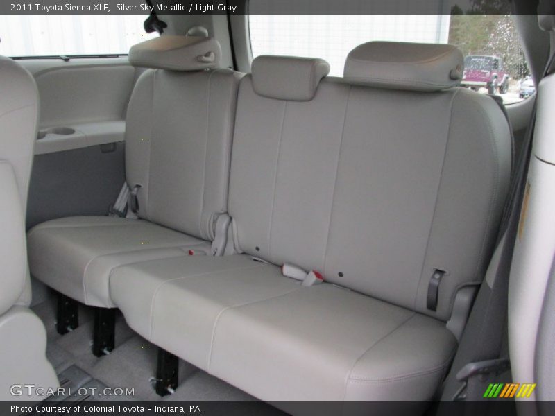 Silver Sky Metallic / Light Gray 2011 Toyota Sienna XLE