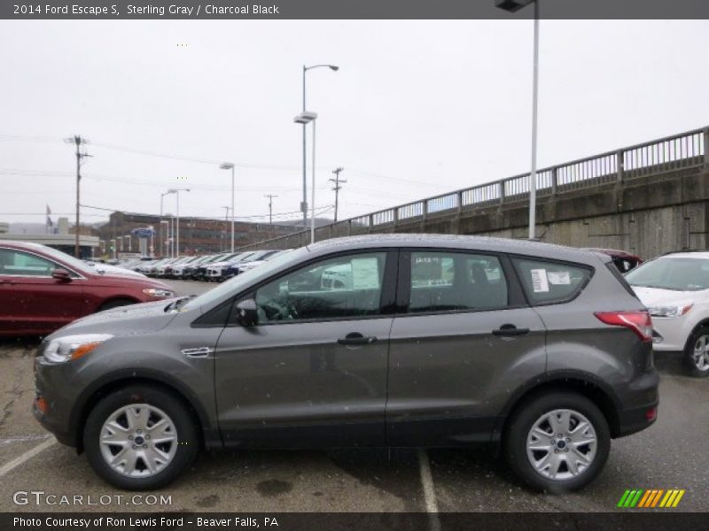 Sterling Gray / Charcoal Black 2014 Ford Escape S