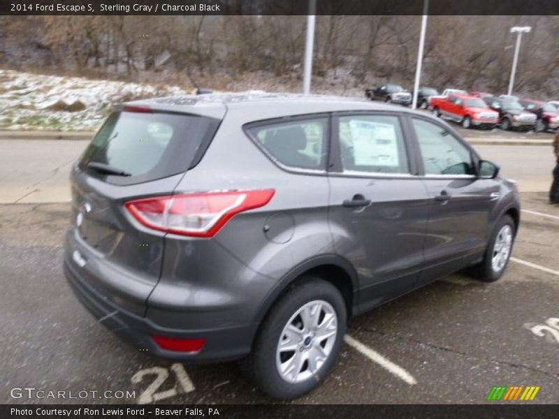 Sterling Gray / Charcoal Black 2014 Ford Escape S