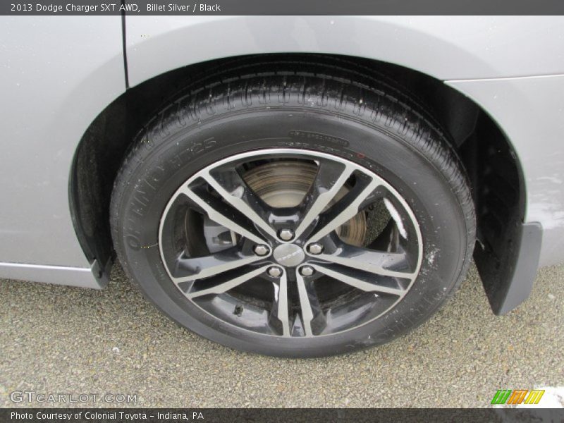 Billet Silver / Black 2013 Dodge Charger SXT AWD