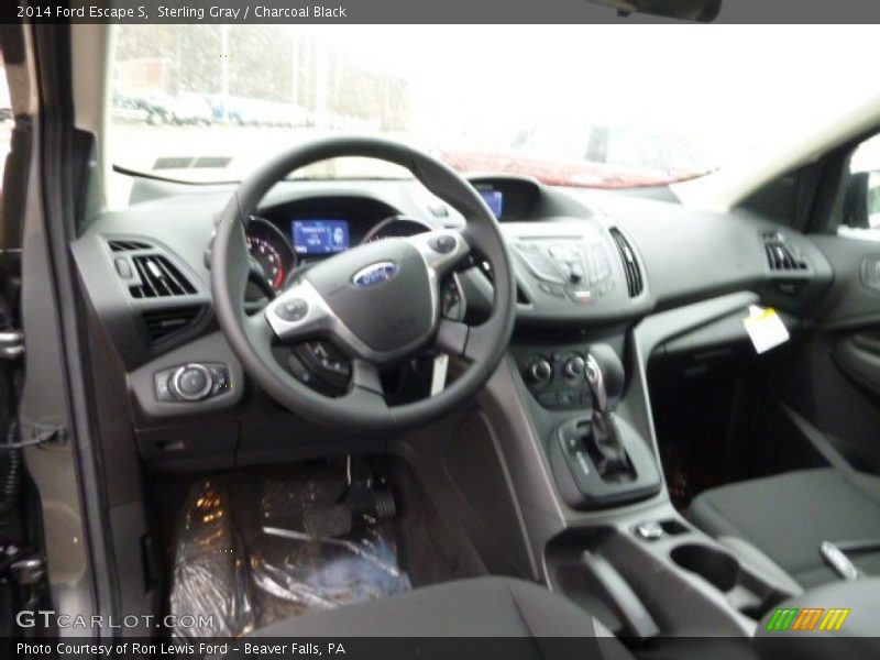 Sterling Gray / Charcoal Black 2014 Ford Escape S