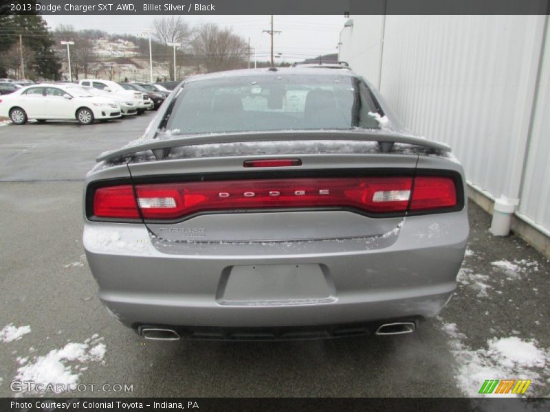 Billet Silver / Black 2013 Dodge Charger SXT AWD