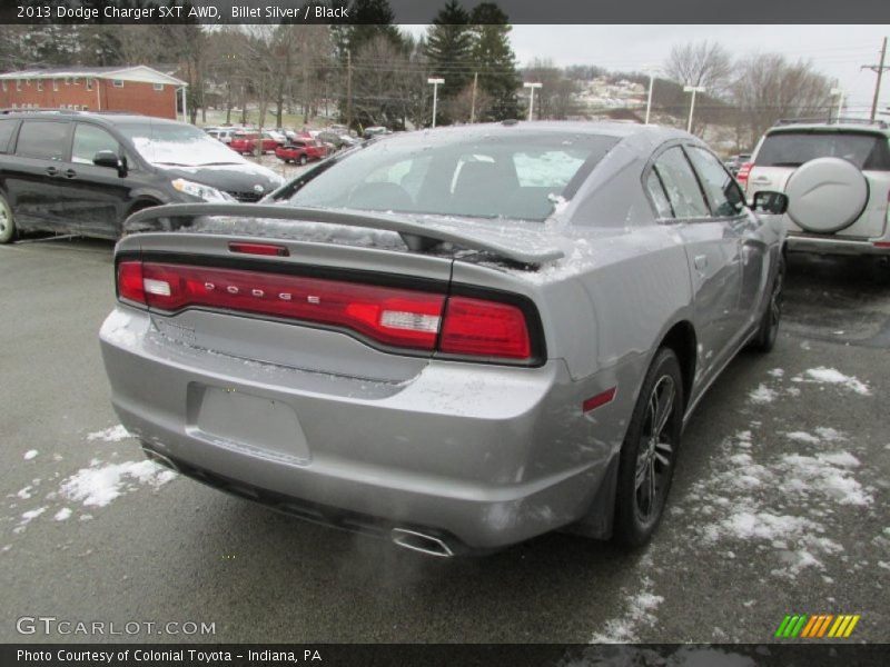 Billet Silver / Black 2013 Dodge Charger SXT AWD