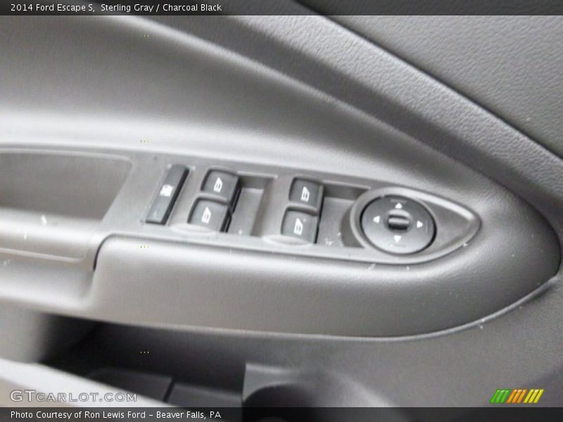 Sterling Gray / Charcoal Black 2014 Ford Escape S