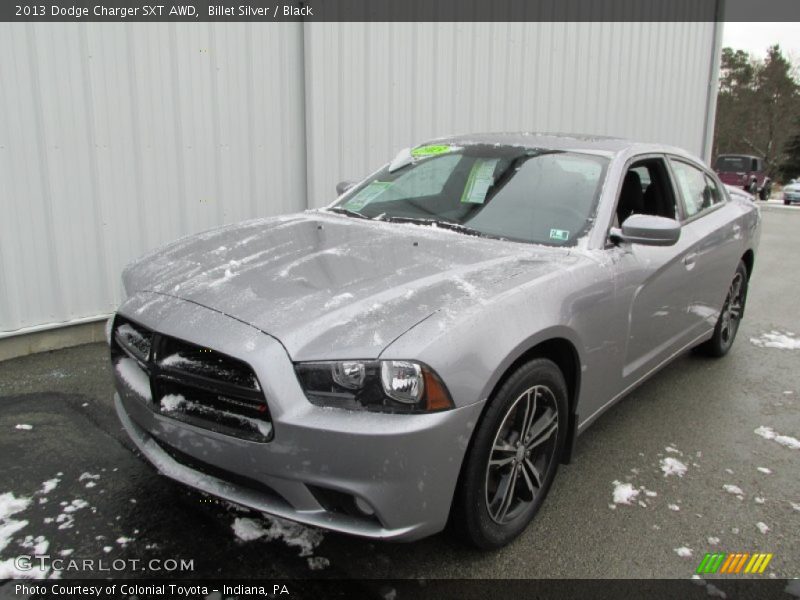 Billet Silver / Black 2013 Dodge Charger SXT AWD