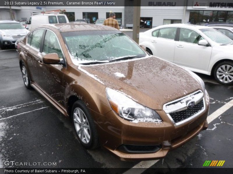 Caramel Bronze Pearl / Ivory 2013 Subaru Legacy 2.5i Premium