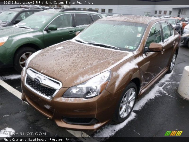 Caramel Bronze Pearl / Ivory 2013 Subaru Legacy 2.5i Premium